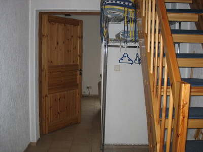 Eingang Wohnzimmer und Treppe