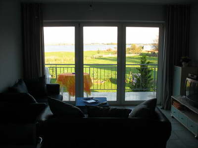 Blick aus der Wohnung