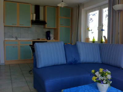 Sitzecke und offene K�che